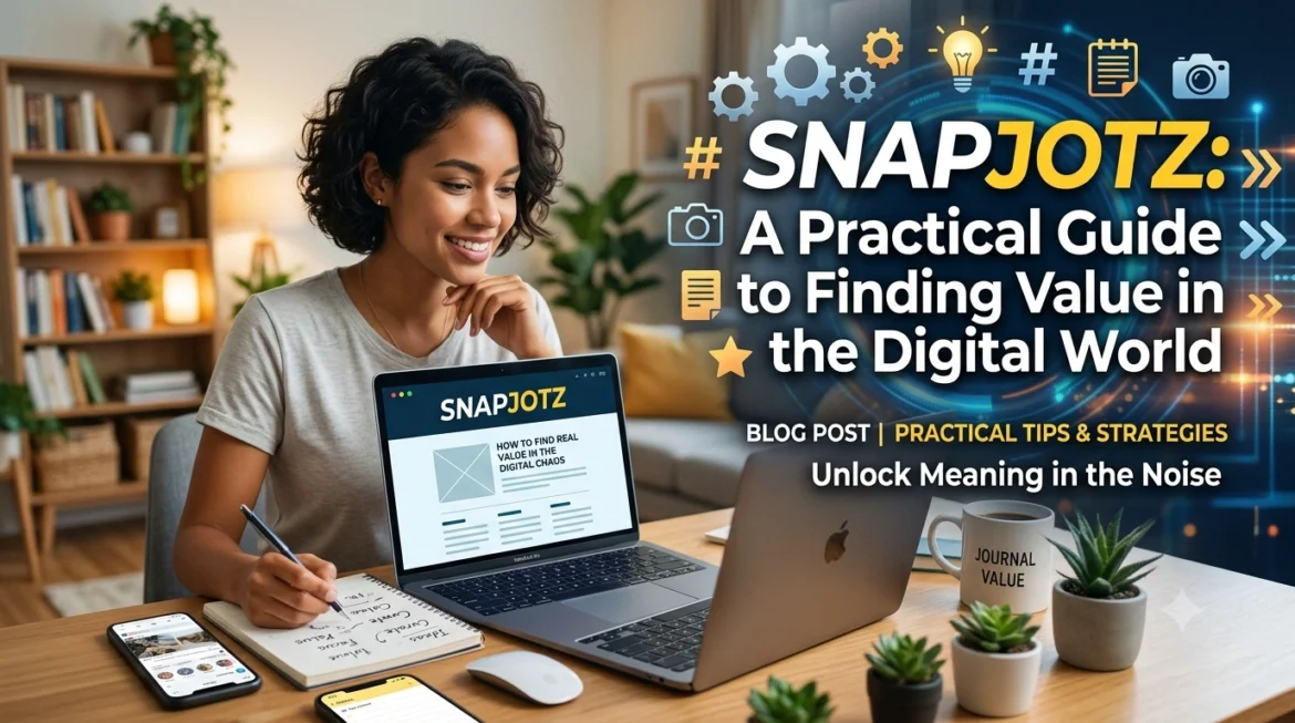 SnapJotz A Practical Guide to Finding Value in the Digital World.
